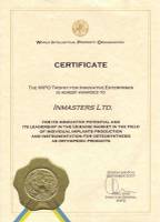   - The WIPO certificate